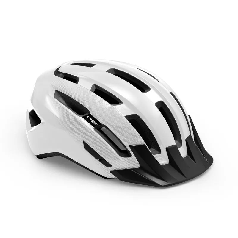 Met Downtown Active Bike Helmet - White - M/L - Sportandleisure.com
