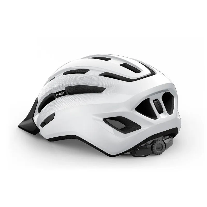Met Downtown Active Bike Helmet - White - M/L - Sportandleisure.com
