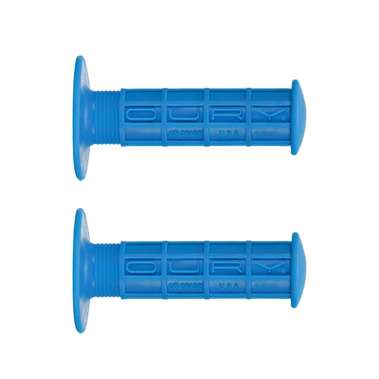 Lizard Skins Single Compound Oury Waffle with Flange Handlebar Grips - Sportandleisure.com