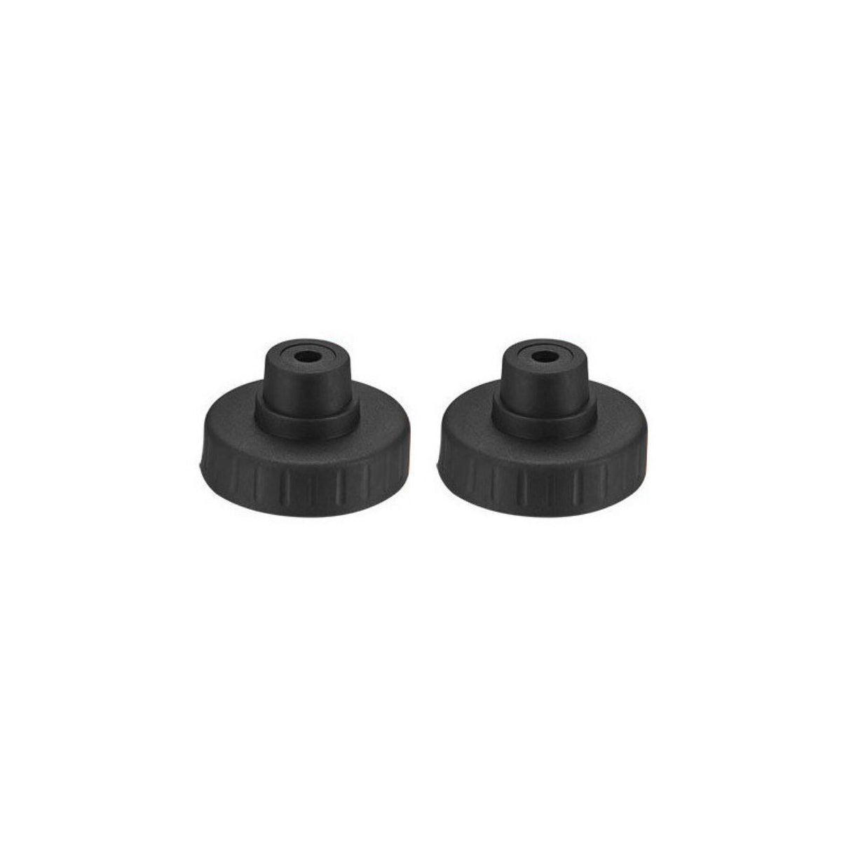 Fitletic Pair Of Replacement Bottle Caps - Black - Sportandleisure.com