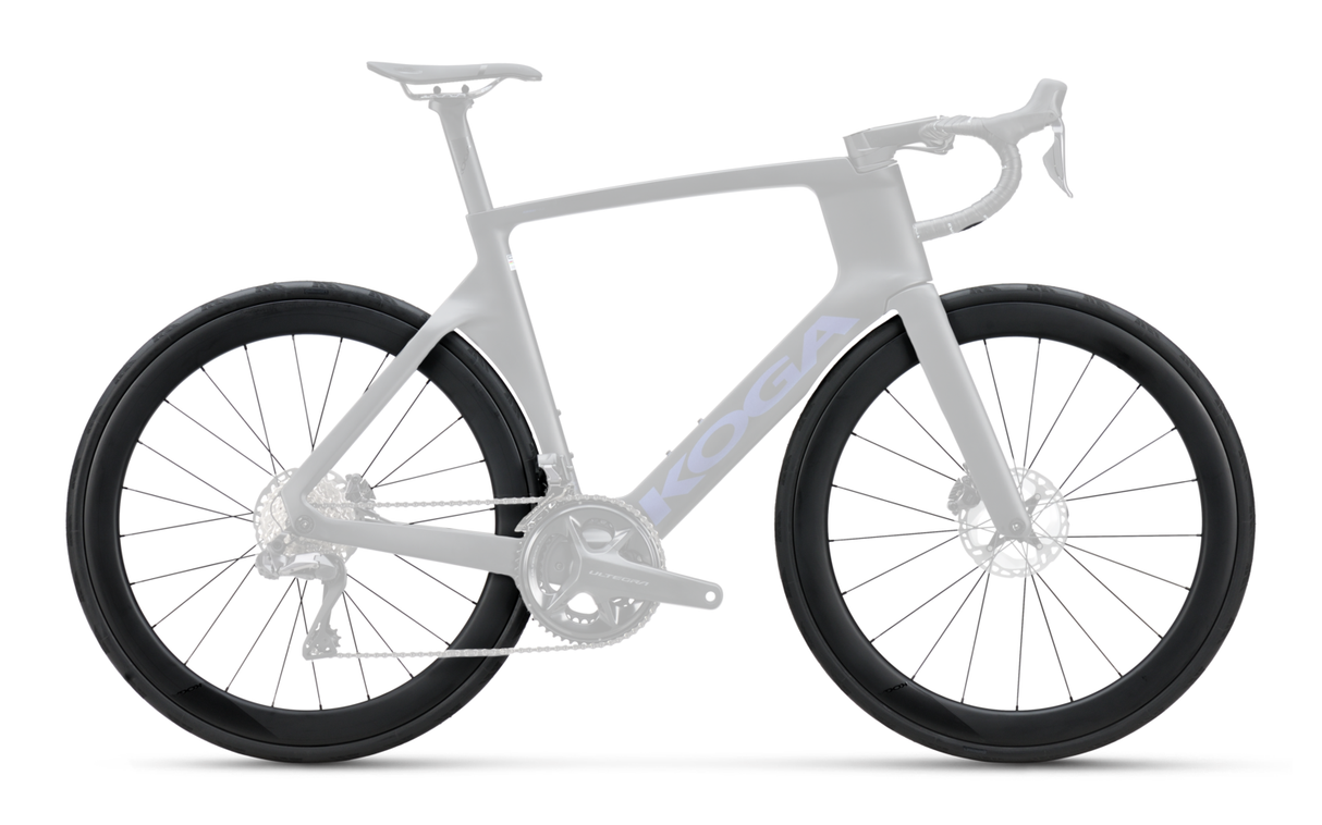 Koga Kinsei 50mm Carbon Aero Road Disc Wheelset - Sport & Leisure