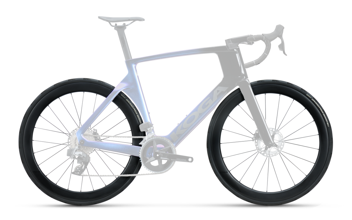 Koga Kinsei 50mm Carbon Aero Road Disc Wheelset - Sport & Leisure