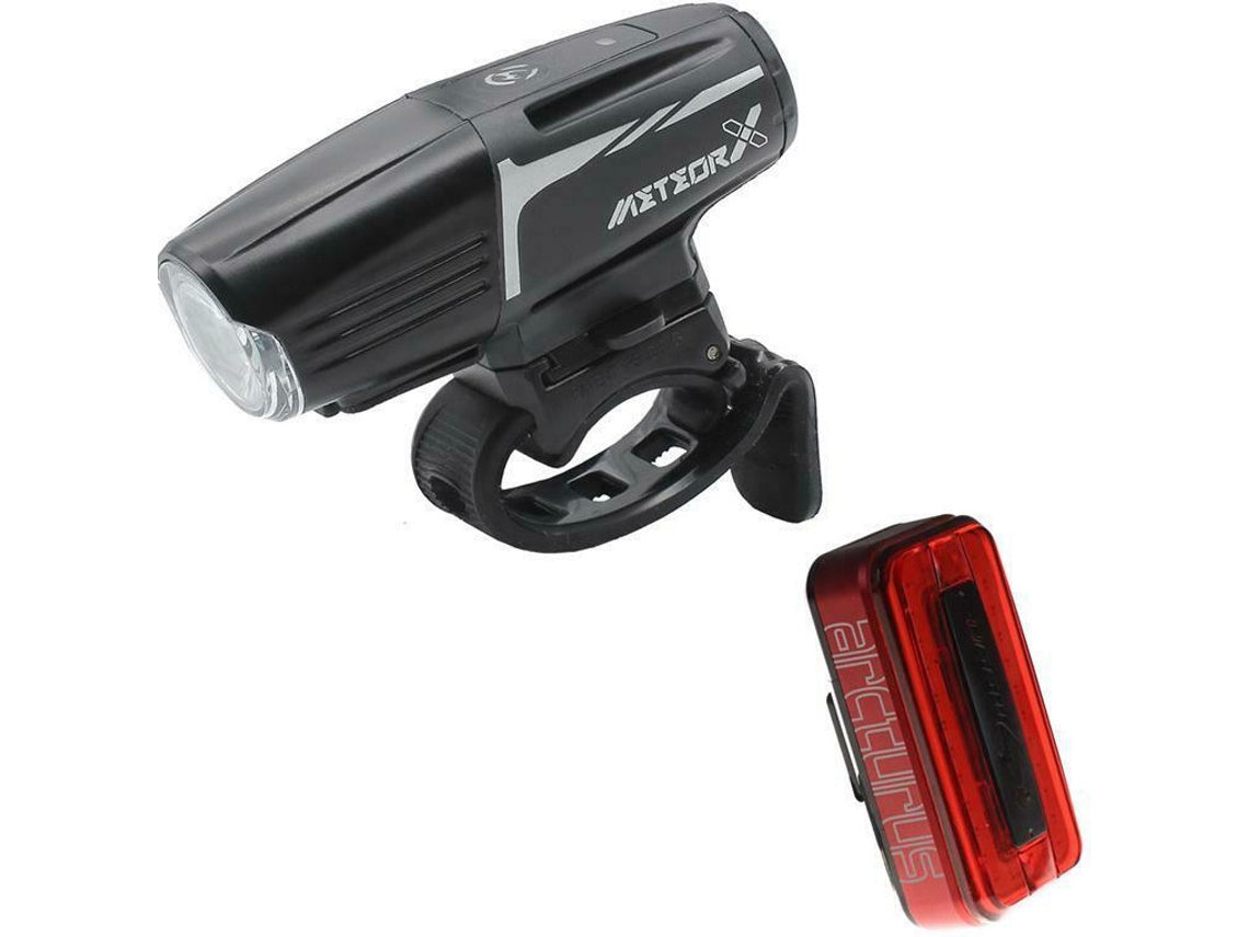 Moon Meteor-X Auto and Arcturus Auto Front and Rear Bike Light Set - Sportandleisure.com