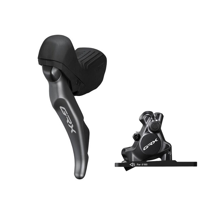Shimano GRX ST-RX820 / BR-RX820 2 x 12 Speed Hydraulic Disc Brake Set - Sport & Leisure