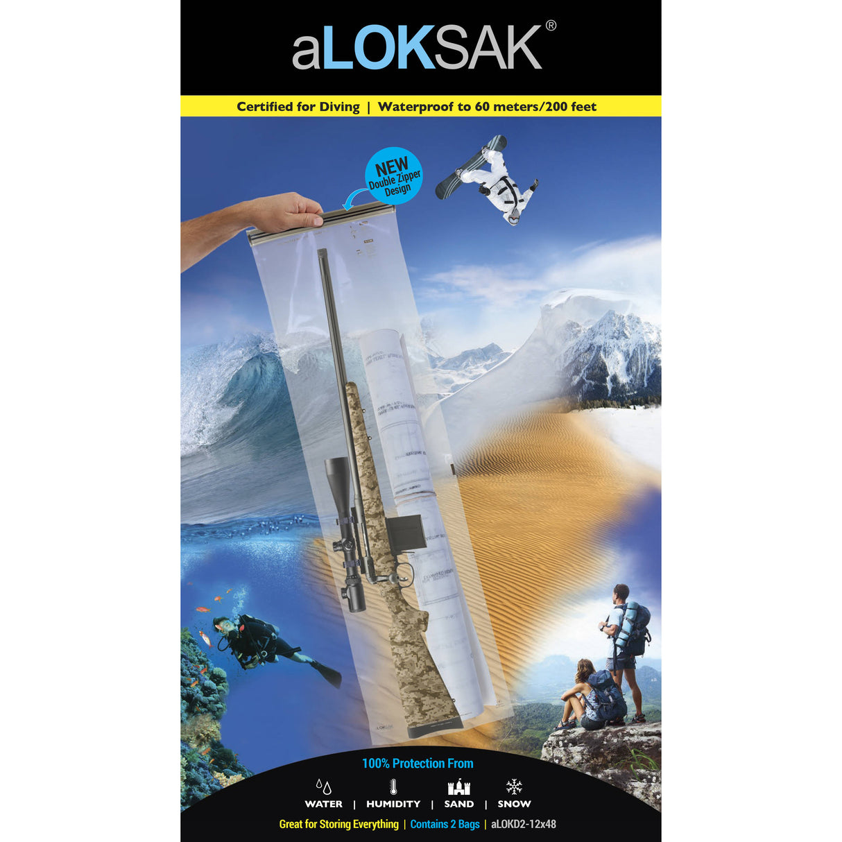 Loksak Element Proof Bag - Pack of 2 - Sportandleisure.com