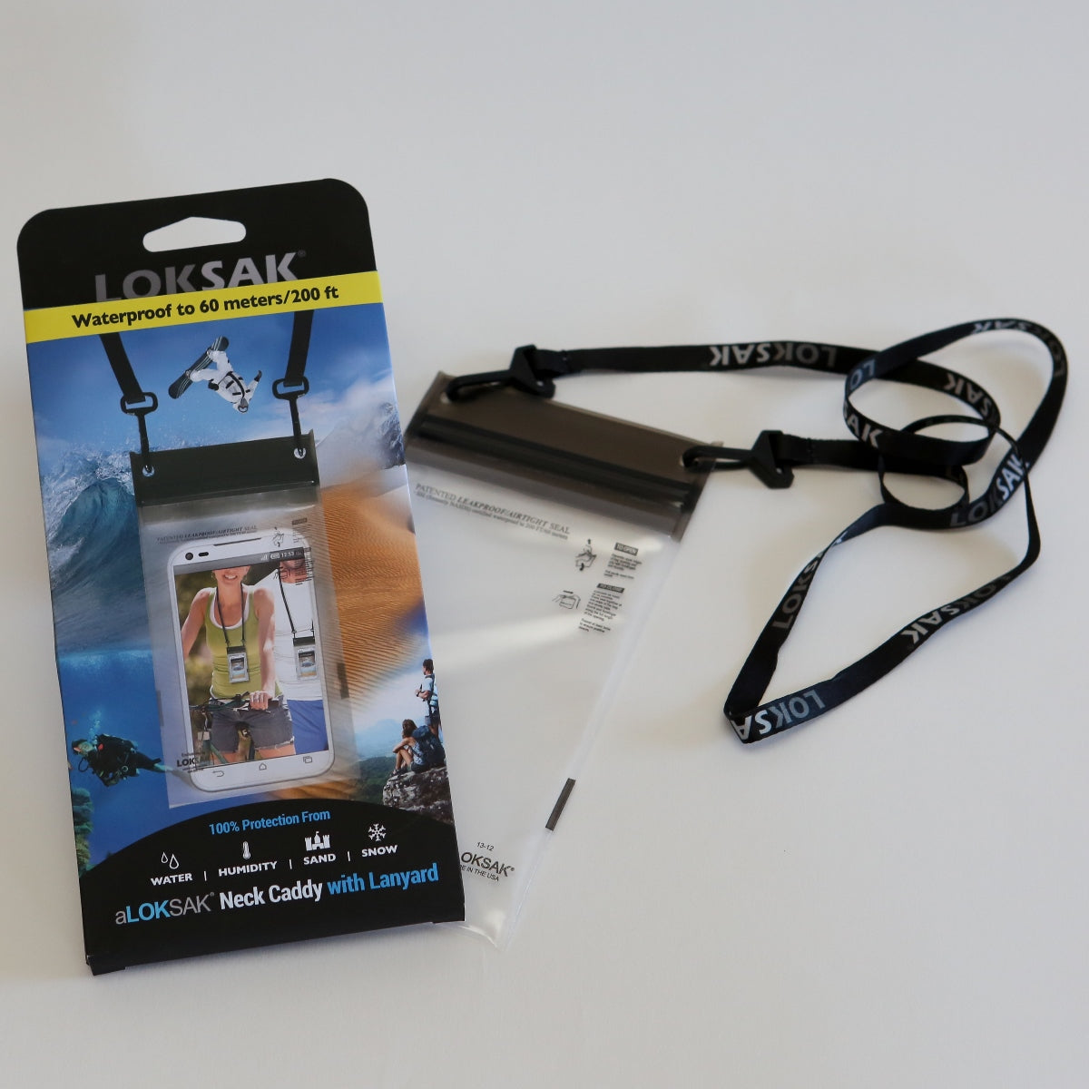 Loksak Phone Waterproof Bag With Lanyard - 4.25 x 7.58 - Pack 1 - Sportandleisure.com