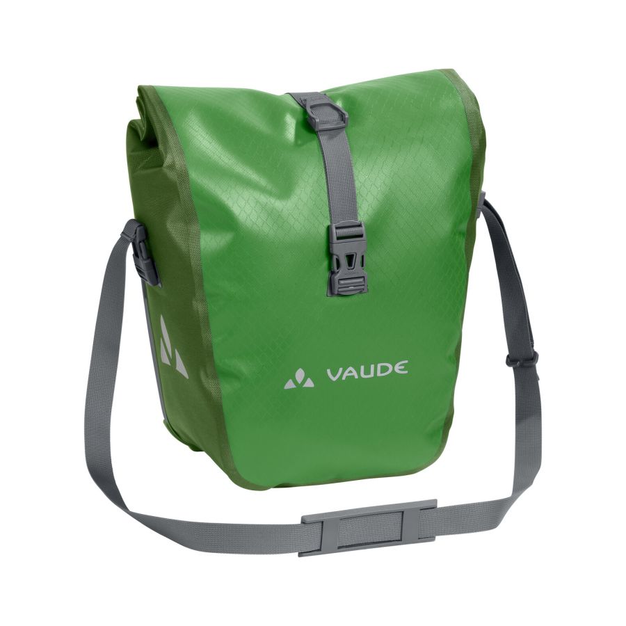 Vaude Aqua Front 28L Bike Panniers - Parrot Green - Pack of 2 - Sportandleisure.com