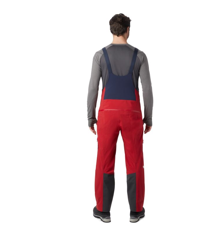 Mountain Hardwear Men's Exposure 2 Gore-Tex Pro Bib Pant - Dark Brick - Large - Sportandleisure.com