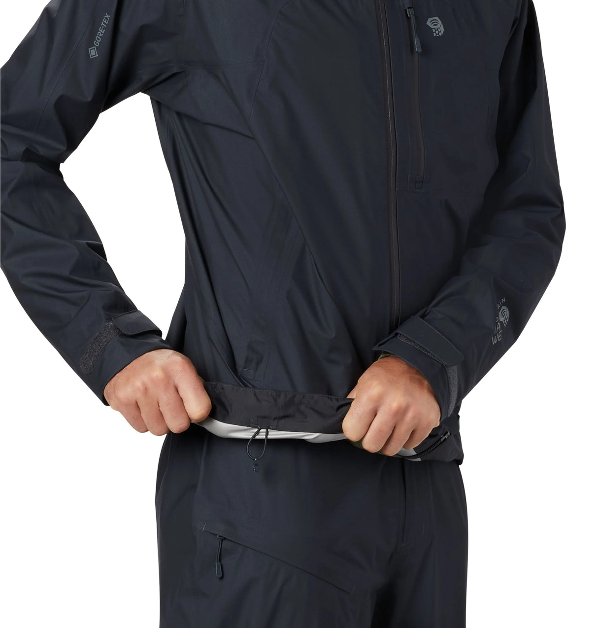 Mountain Hardwear Men's Exposure/2 Gore-Tex Paclite Plus Jacket - Dark Storm - Small - Sportandleisure.com
