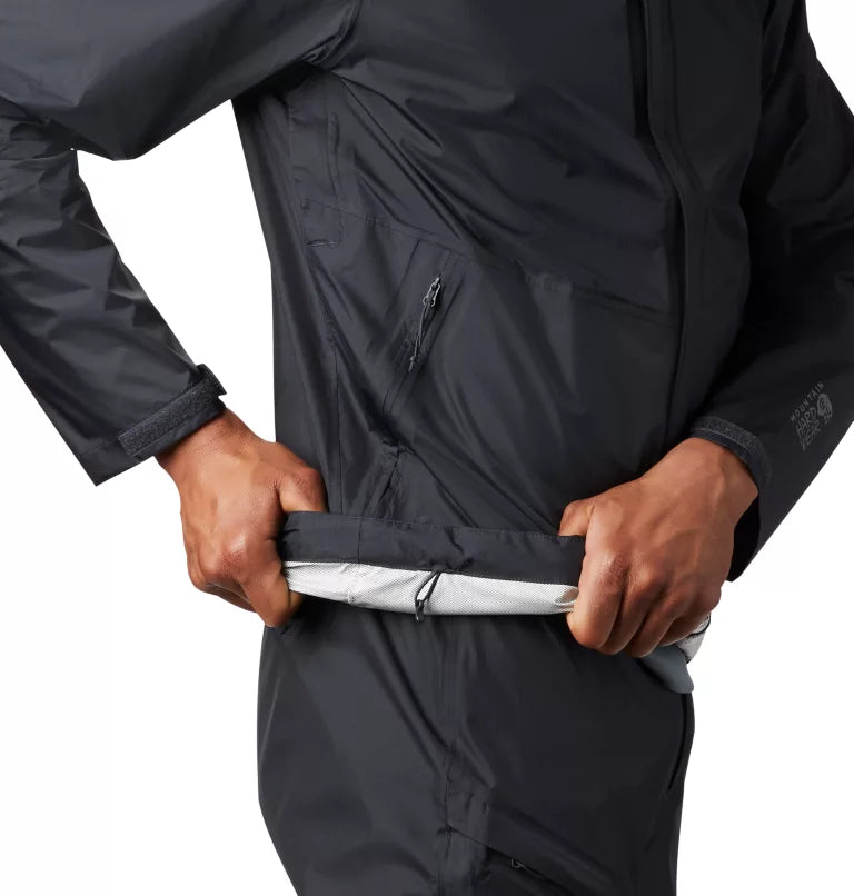 Mountain Hardwear Acadia Jacket - Men - Dark Storm - Large - Sportandleisure.com