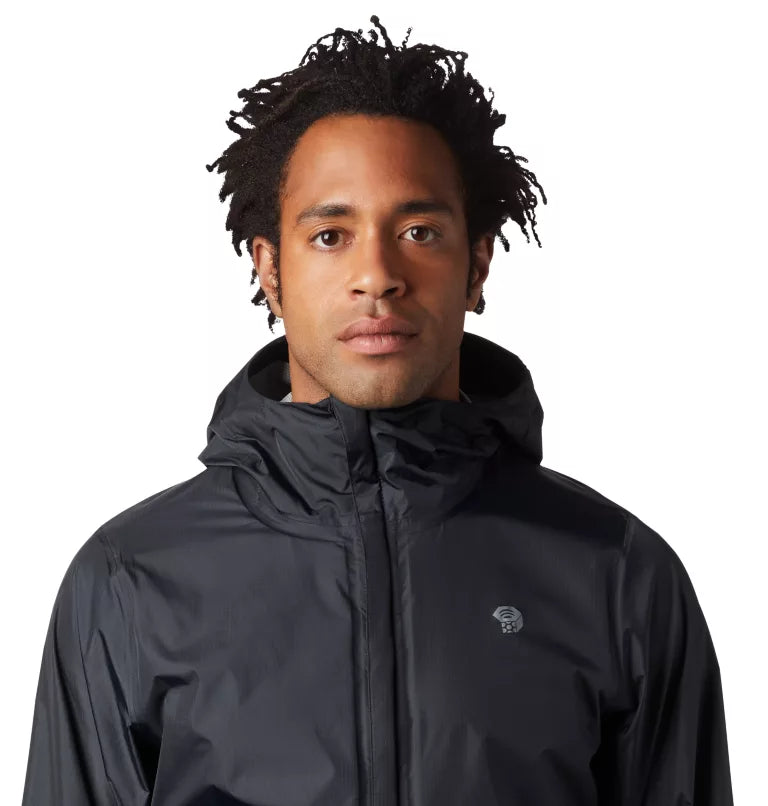 Mountain Hardwear Acadia Jacket - Men - Dark Storm - Large - Sportandleisure.com