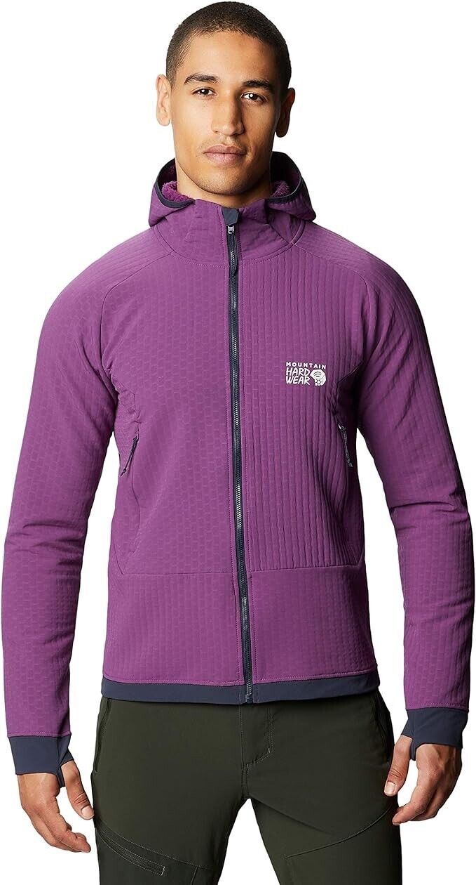 Mountain Hardwear Men's Keele Ascent Hoody - Cosmos Purple - Large - Sportandleisure.com