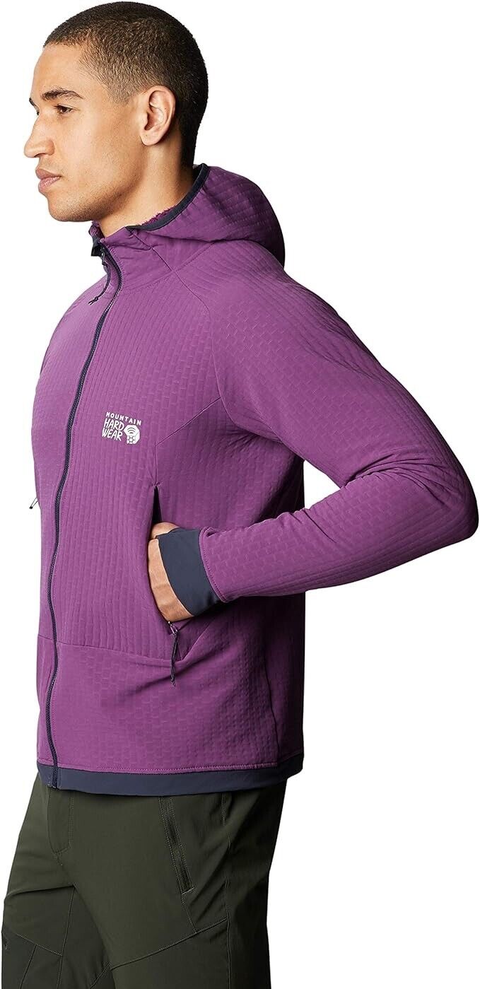 Mountain Hardwear Men's Keele Ascent Hoody - Cosmos Purple - Large - Sportandleisure.com