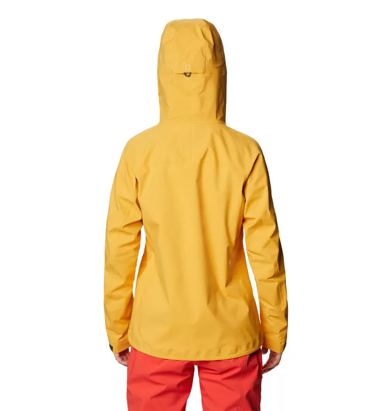 Mountain Hardwear Women's Exposure/2 Pro Light Jacket - Gold Hour - Large - Sportandleisure.com