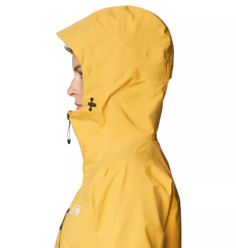 Mountain Hardwear Women's Exposure/2 Pro Light Jacket - Gold Hour - Large - Sportandleisure.com