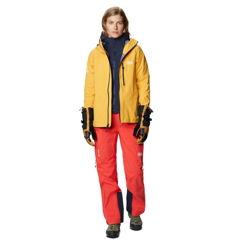 Mountain Hardwear Women's Exposure/2 Pro Light Jacket - Gold Hour - Large - Sportandleisure.com