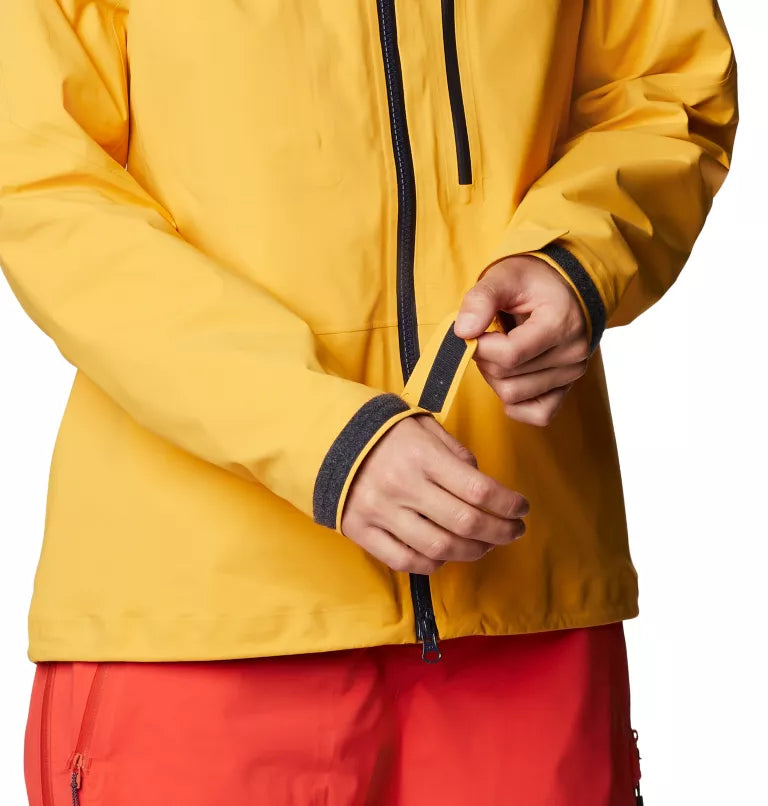 Mountain Hardwear Women's Exposure/2 Pro Light Jacket - Gold Hour - Large - Sportandleisure.com