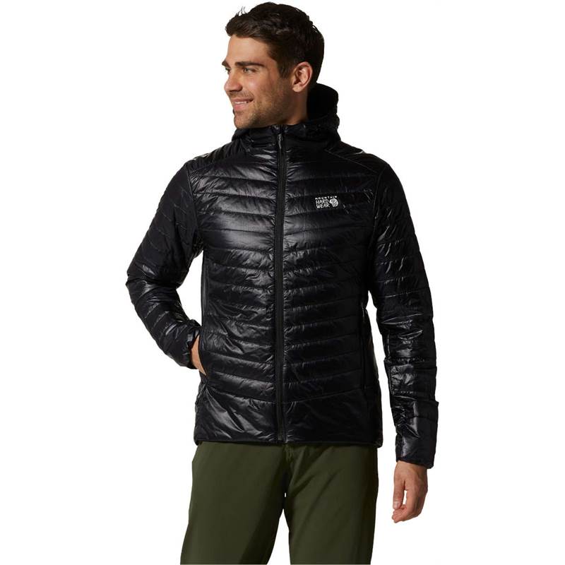 Mountain Hardwear Ghost Shadow Hoody - Men - Black - Small - Sportandleisure.com