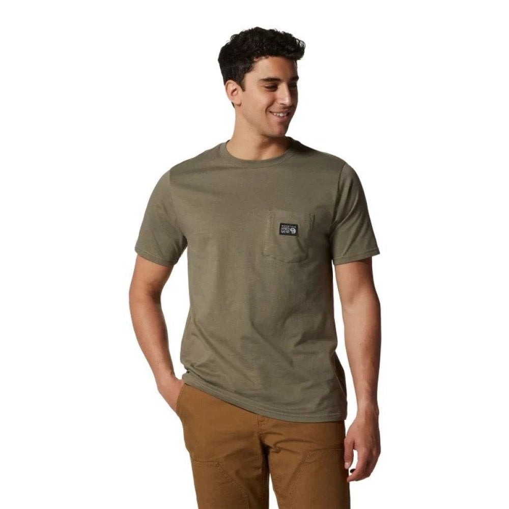 Mountain Hardwear Men's MHW Logo Label Short Sleeve Pocket T-shirt - Sportandleisure.com
