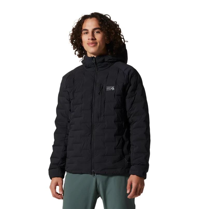 Mountain Hardwear Men's Stretchdown Hoody - Black - Sportandleisure.com