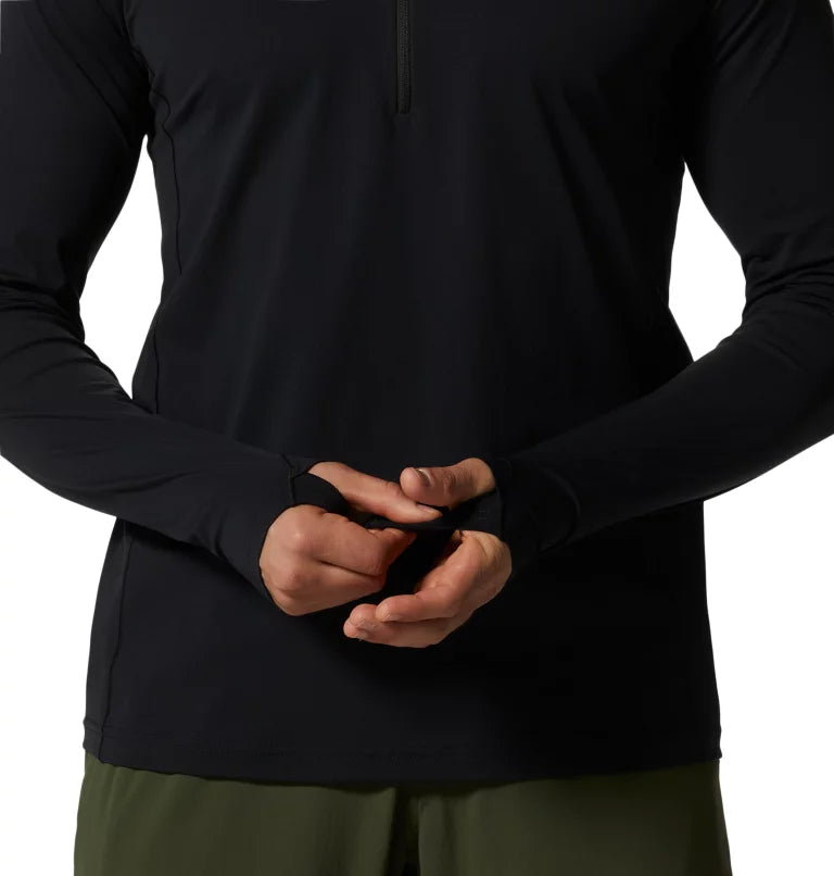 Mountain Hardwear Men's Mountain Stretch 1/2 Zip T-shirt - Sportandleisure.com