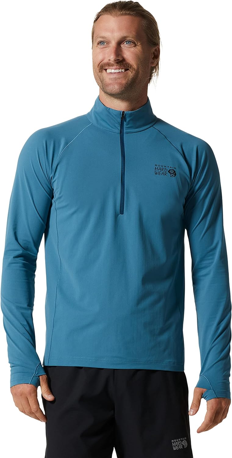Mountain Hardwear Men's Mountain Stretch 1/2 Zip T-shirt - Sportandleisure.com