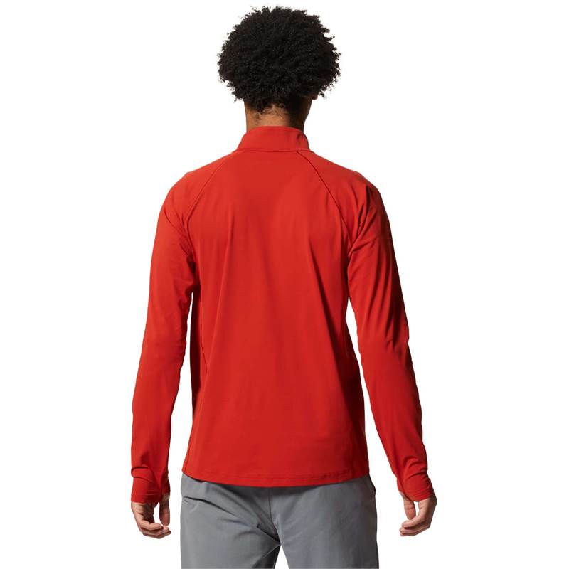 Mountain Hardwear Men's Mountain Stretch 1/2 Zip T-shirt - Sportandleisure.com