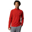Mountain Hardwear Men's Mountain Stretch 1/2 Zip T-shirt - Sportandleisure.com