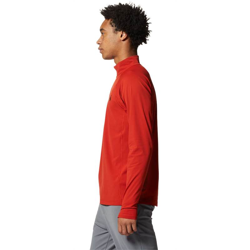 Mountain Hardwear Men's Mountain Stretch 1/2 Zip T-shirt - Sportandleisure.com