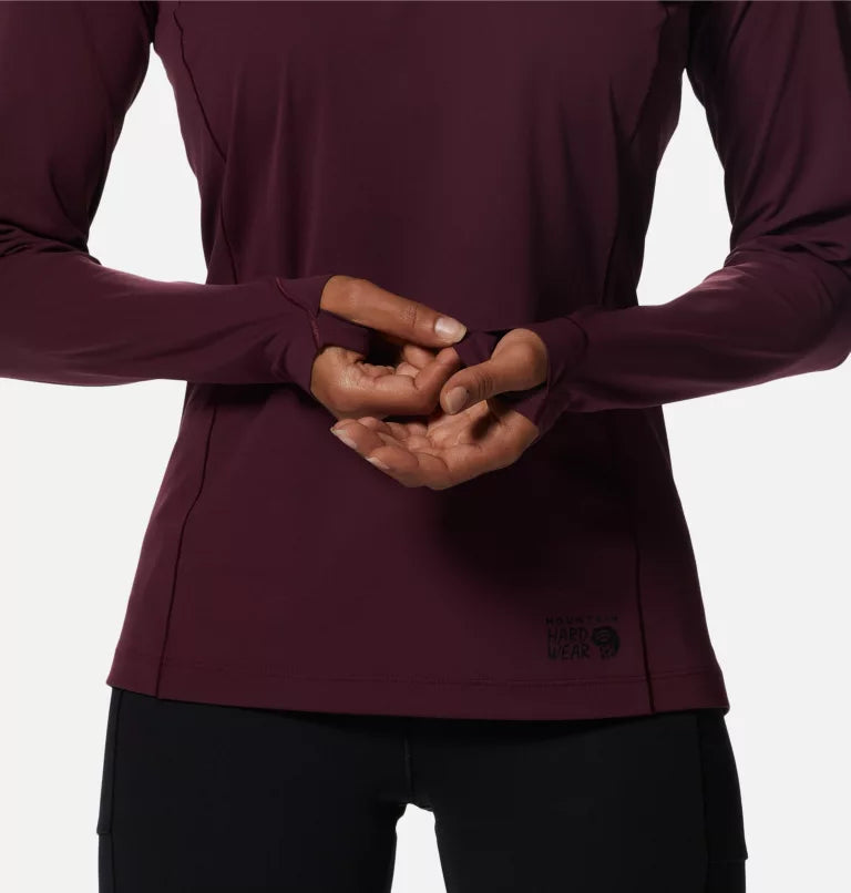 Mountain Hardwear Women's Mountain Stretch Long Sleeve Crew Shirt - Sportandleisure.com