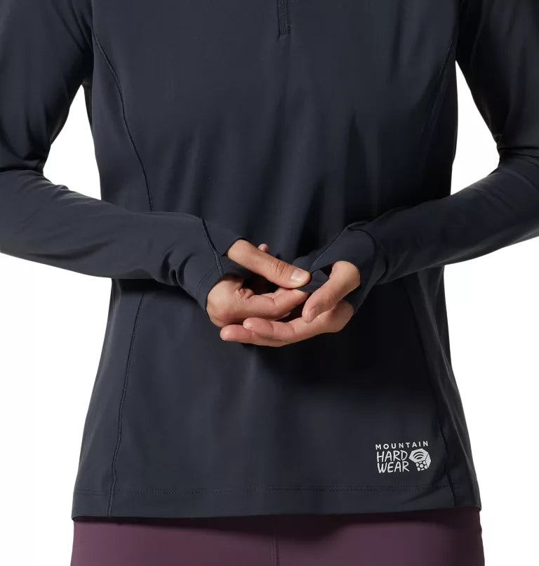 Mountain Hardwear Mountain Stretch Half Zip - Female - Black - XS - Sportandleisure.com