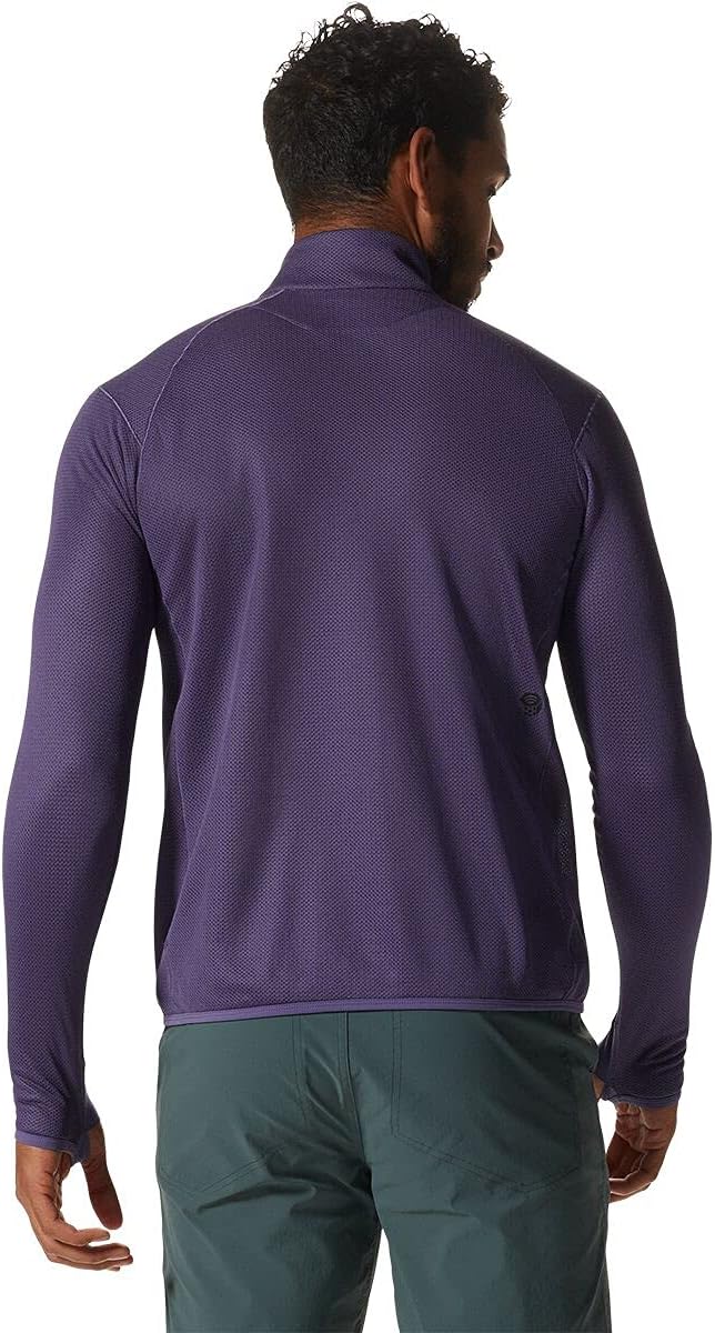 Mountain Hardwear Men's Airmesh 1/2 Zip - Allium - Small - Sportandleisure.com