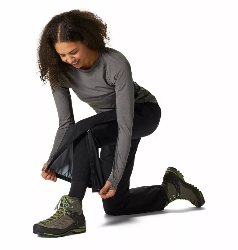 Mountain Hardwear Women's Stretch Ozonic Pant - Black - Sportandleisure.com