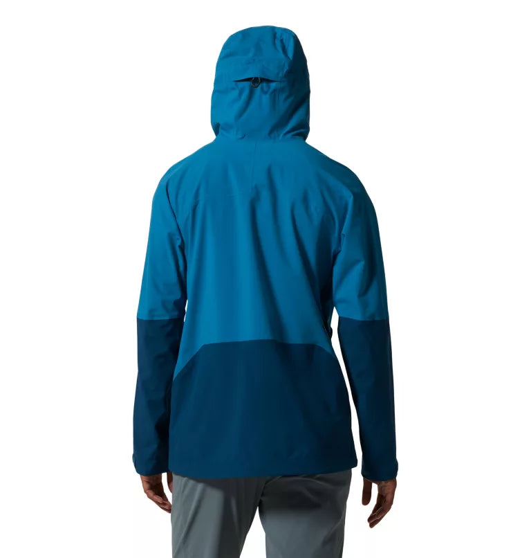 Mountain Hardwear Stretch Ozonic Jacket - Female - Vinson Blue - Medium - Sportandleisure.com