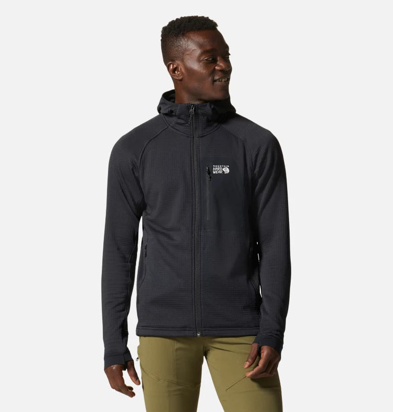 Mountain Hardwear Men's Polartec Power Grid Full Zip Hoody - Sportandleisure.com