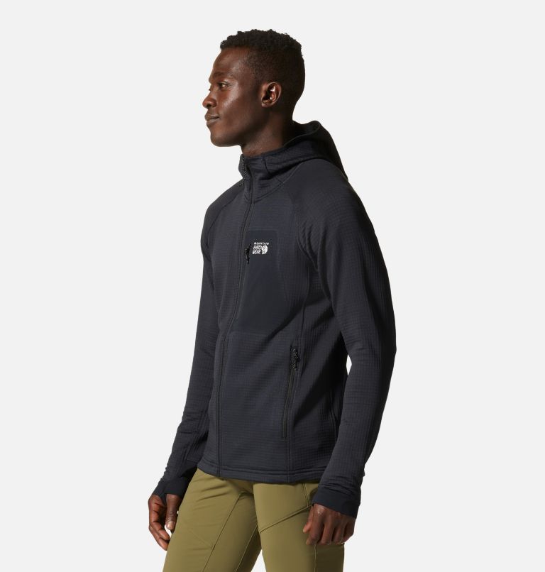 Mountain Hardwear Men's Polartec Power Grid Full Zip Hoody - Sportandleisure.com