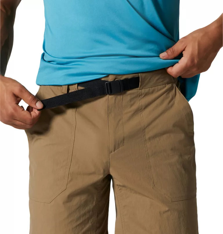 Mountain Hardware Men's Stryder Belted Shorts - Trail Dust - 36 (Large) - Sportandleisure.com