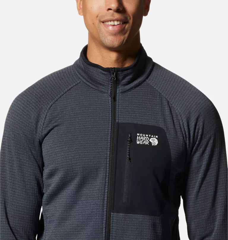 Mountain Hardwear Men's Polartec Power Grid Half Zip Jacket - Sportandleisure.com