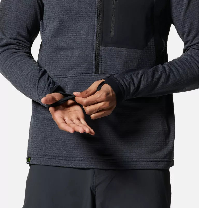 Mountain Hardwear Men's Polartec Power Grid Half Zip Jacket - Sportandleisure.com