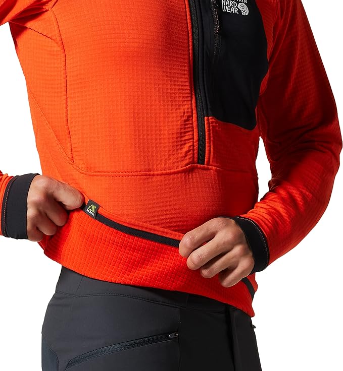 Mountain Hardwear Polartec Power Grid Half Zip Jacket - Men - Sportandleisure.com