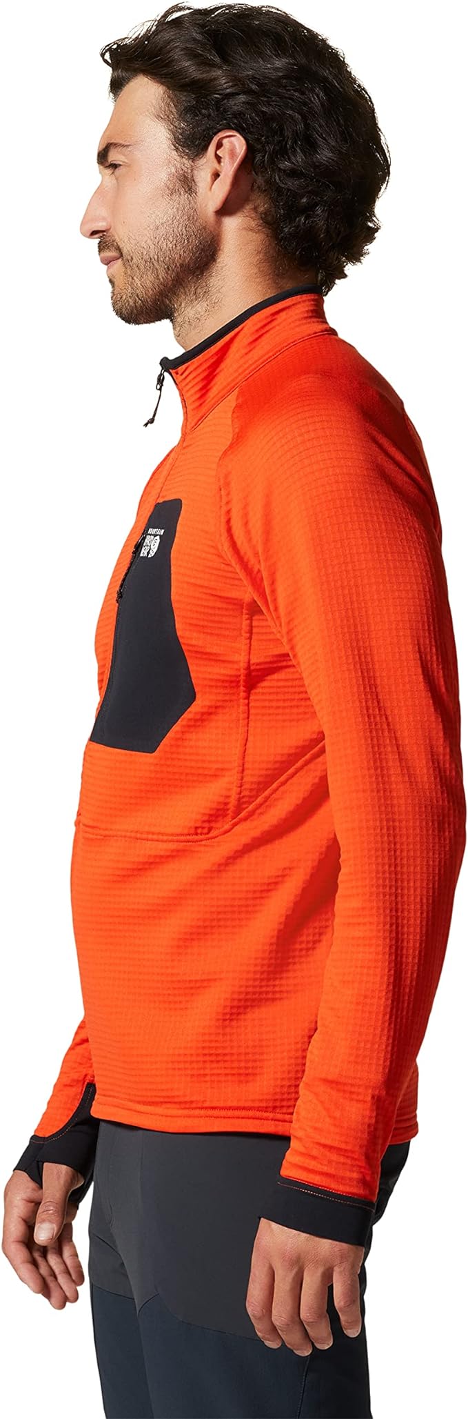 Mountain Hardwear Polartec Power Grid Half Zip Jacket - Men - Sportandleisure.com