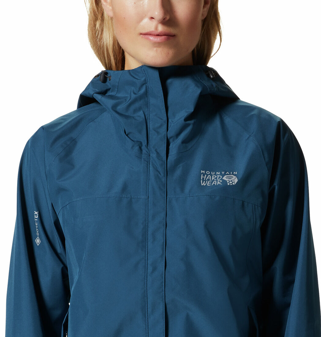 Mountain Hardwear Women's Exposure 2 Gore-Tex Paclite Jacket - Caspian - XL - Sportandleisure.com