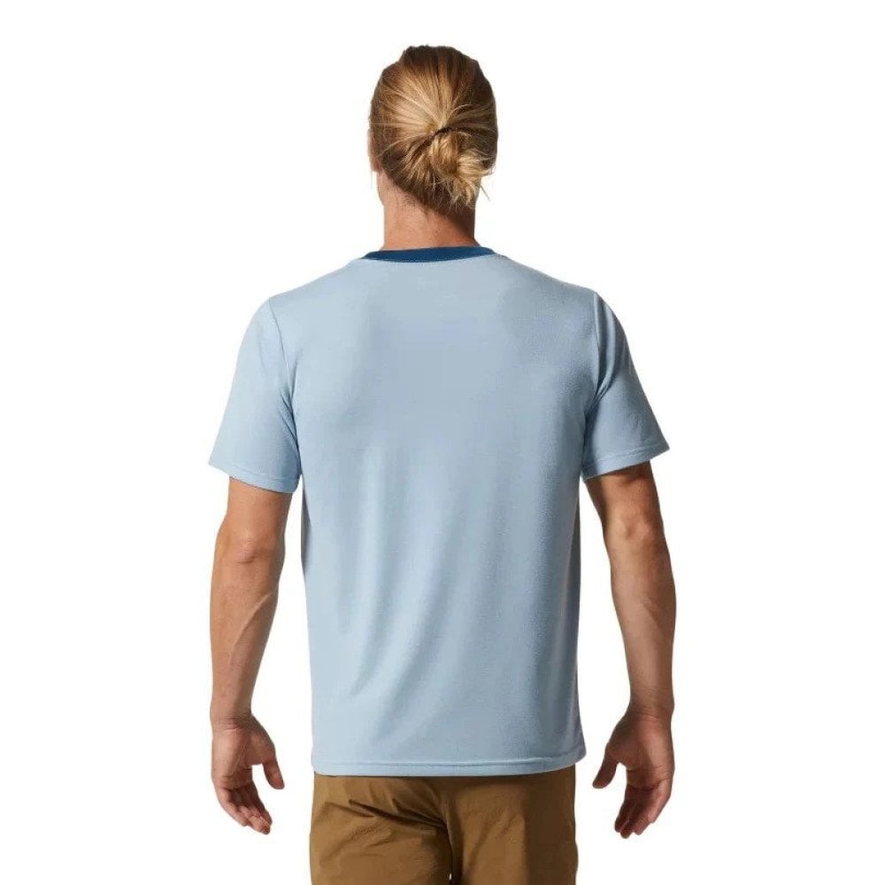 Mountain Hardwear Men's Wander Pass Short Sleeve Tee - Blue - Large - Sportandleisure.com