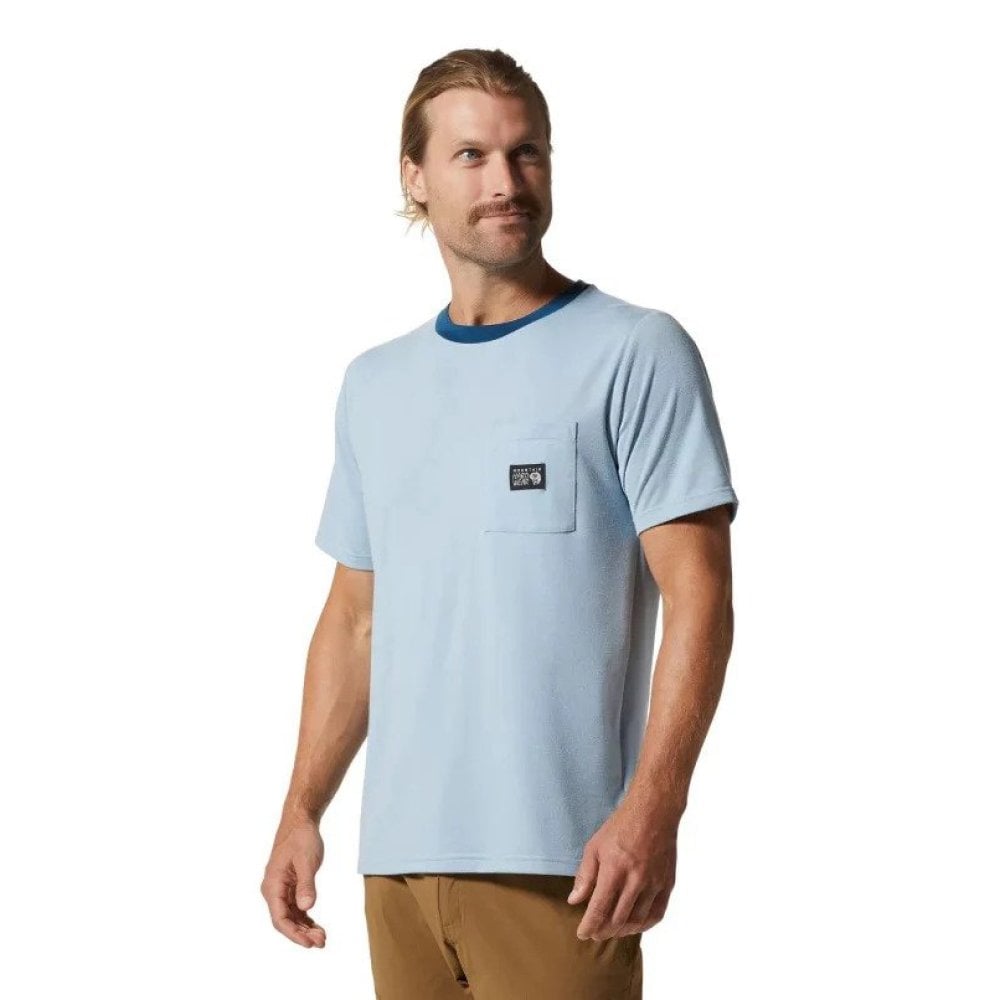 Mountain Hardwear Men's Wander Pass Short Sleeve Tee - Blue - Large - Sportandleisure.com