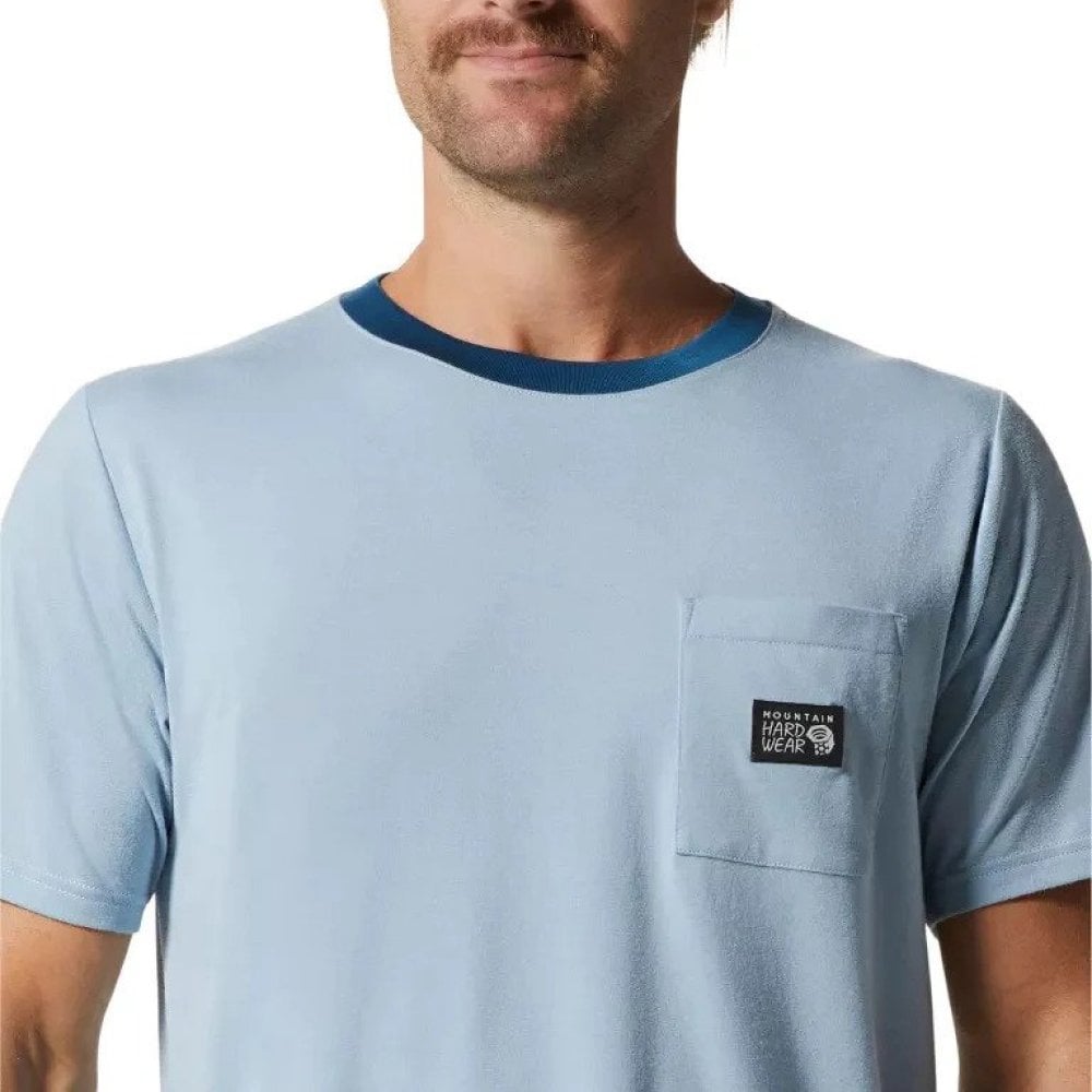 Mountain Hardwear Men's Wander Pass Short Sleeve Tee - Blue - Large - Sportandleisure.com