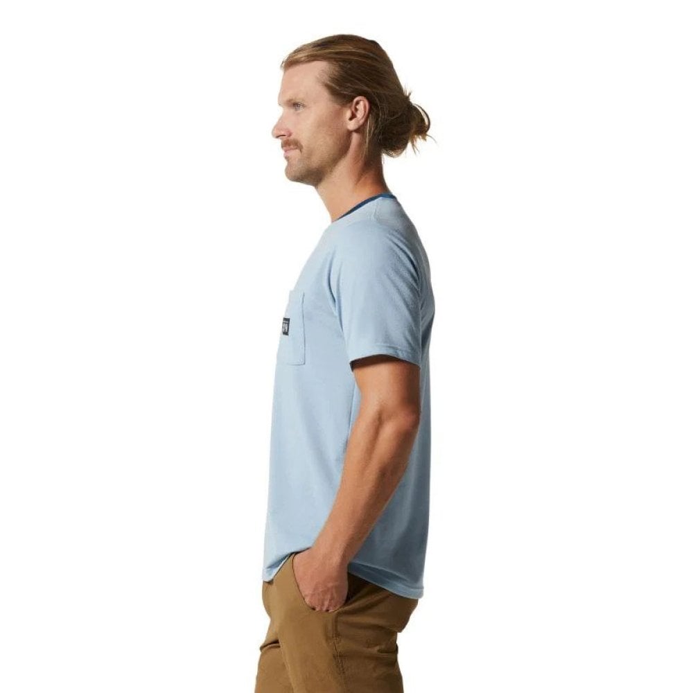 Mountain Hardwear Men's Wander Pass Short Sleeve Tee - Blue - Large - Sportandleisure.com