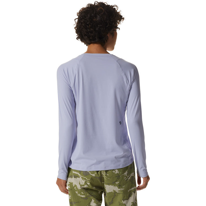 Mountain Hardwear Women's Crater Lake Long Sleeve T-shirt - Vinca - XL - Sportandleisure.com