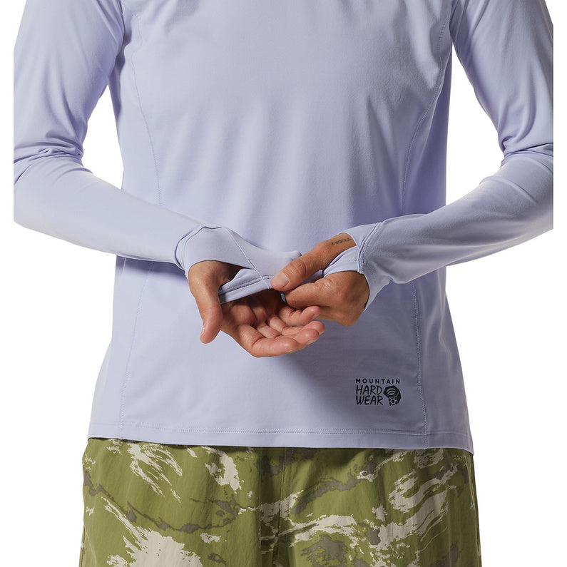 Mountain Hardwear Women's Crater Lake Long Sleeve T-shirt - Vinca - XL - Sportandleisure.com