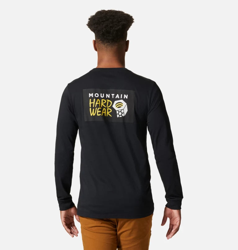 Mountain Hardwear Men's MHW Logo in a Box Long Sleeve T-Shirt - Sportandleisure.com
