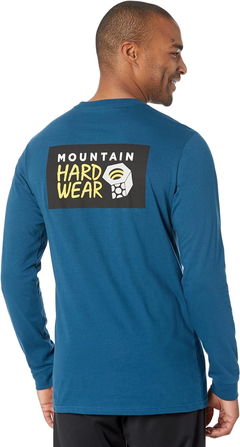 Mountain Hardwear Men's MHW Logo in a Box Long Sleeve T-Shirt - Sportandleisure.com
